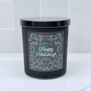 Leoben Co - Balsam & Fir Holiday Candle - Black